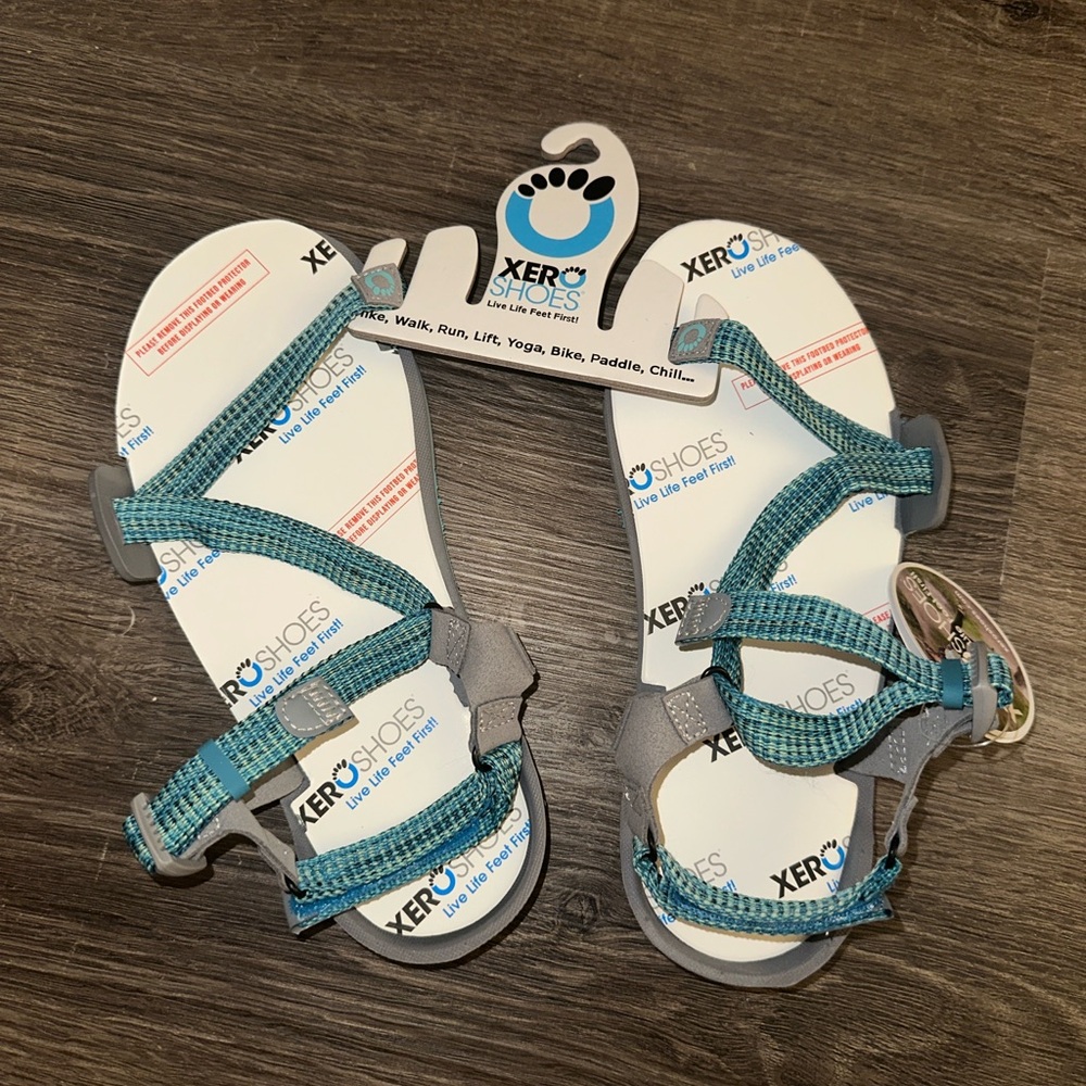 Xero Shoes Women's Sandals - Blue and Gray